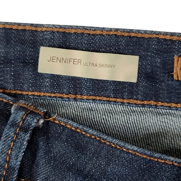 Kut From The Kloth Jeans Womens 14 36x31 Jennifer Ultra Skinny Medium Wash Blue - Picture 4 of 15